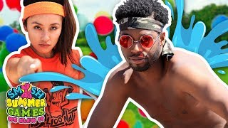 GET WET SLINGSHOT CHALLENGE (Smosh Summer Games)