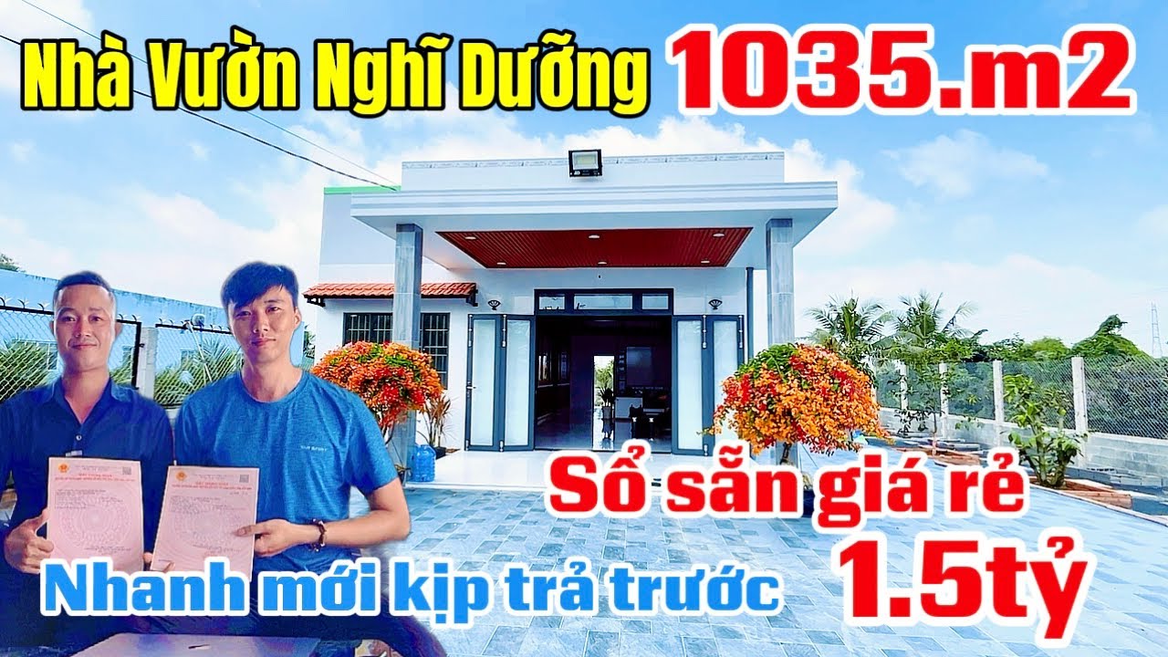 👉 NHÀ VƯỜN NGHĨ DƯỠNG VEN BÌNH CHÁNH. Diện tích lớn nhà sẵn . Giá rẻ 2026