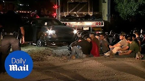 55 migrants found in tractor-trailer in San Antonio, Texas