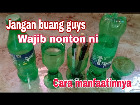 Kreasi botol Sprite bekas  Dan pemanfaatannya YouTube