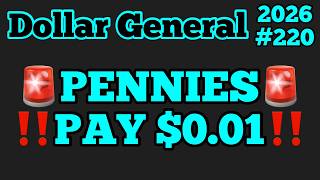 2026#220‼️Dollar General Couponing‼️PENNIES‼️PAY $0.01‼️MUST WATCH👀👀