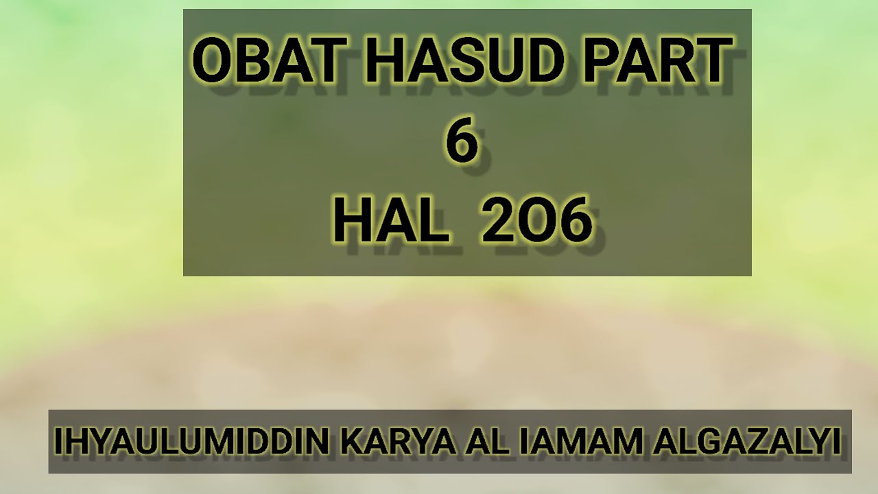 CARA MENGOBATI HASUD/IRI DENKI PART 6