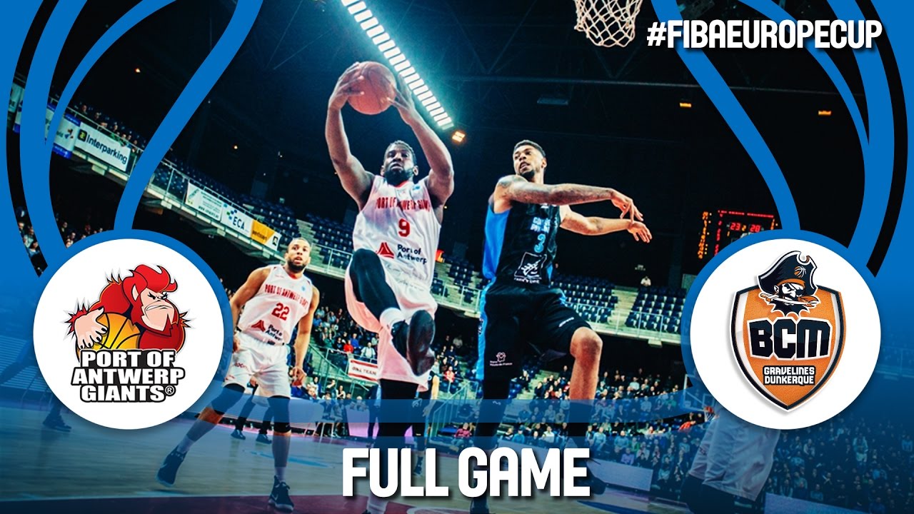 Antwerp Giants (BEL) v BCM Gravelines (FRA) - Full Game - FIBA Europe Cup 2016/17