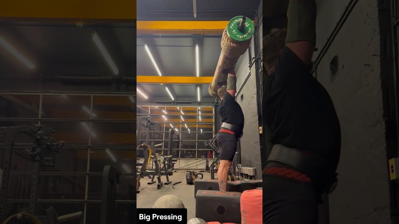 STRONGEST MAN Attempts INSANE 170KG Log Press