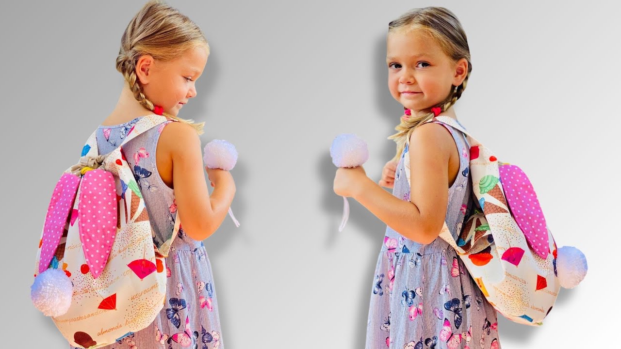 Sew an Easy Backpack for Your Children or Grandchildren / HOW TO SEW BAGS & POUCHES