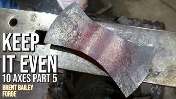 Or you WILL ruin it. | Double Bit | 10 Axes Part 5 | Brent Bailey Forge