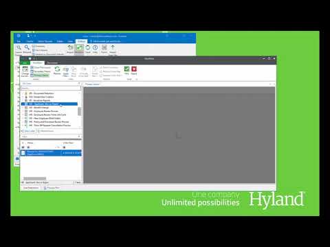 Demo of Integration for Microsoft Outlook for Hyland OnBase