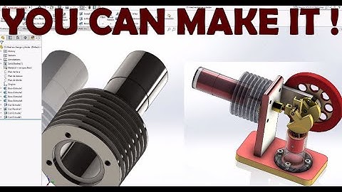 Solidworks Complete Project Stirling Engine-23-Heat Exchange Cylinder PART DESIGN-STEP BY STEP