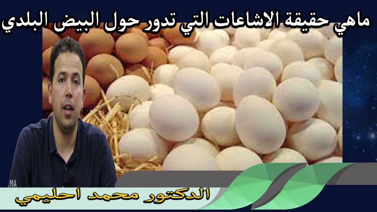 ماهي حقيقة الاشاعات التي تدور حول البيض البلدي الدكتور محمد احليمي