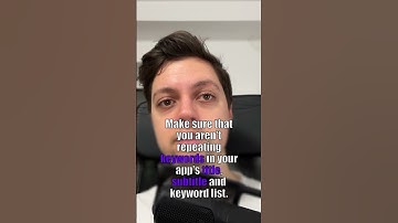 Remove Duplicate Keywords for #aso #shorts #swiftui #xcode #learnswiftui #indiedeveloper