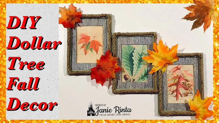 DIY Framed Wall Decor - Dollar Tree Project