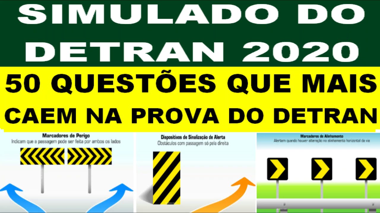 As 30 Questões Que Mais Cai Na Prova Do Detran
