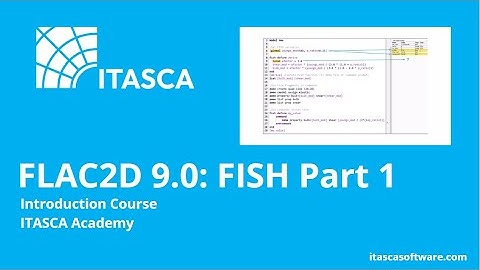 FLAC2D 9.0 | FISH Scripting Part 1