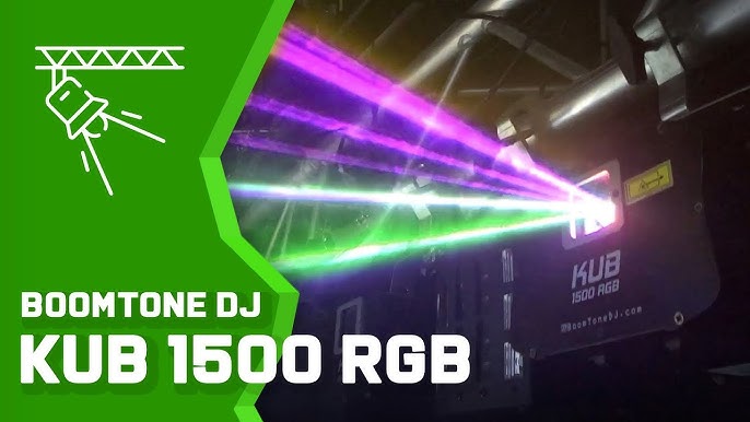 KUB 50 Green : Laser Vert BoomTone DJ 
