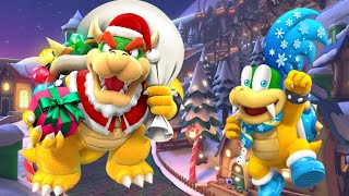Santa Bowser & Winter Larry in Mario Kart 8 Deluxe