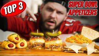 MY TOP 3 EASY SUPER BOWL APPETIZERS! 🔥🏈