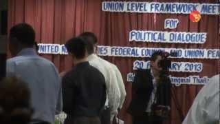 First talk between UNFC & Government Delegation