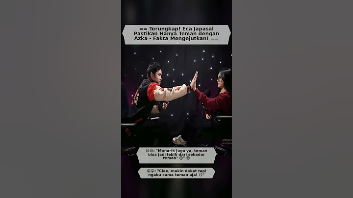 Terungkap! Eca Japasal Pastikan Hanya Teman dengan Azka   Fakta Mengejutkan!