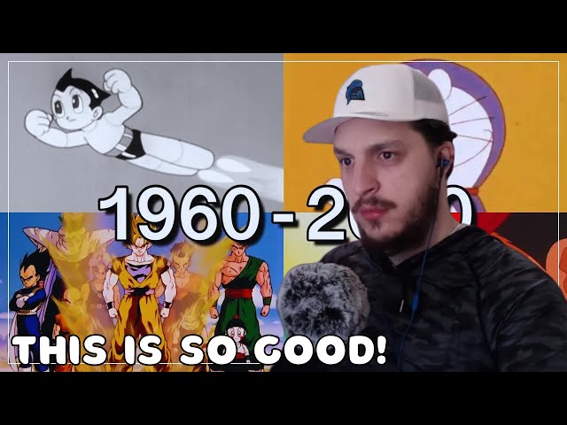 REACTING To The History Of Anime Through Openings (1960 - 2020) class=