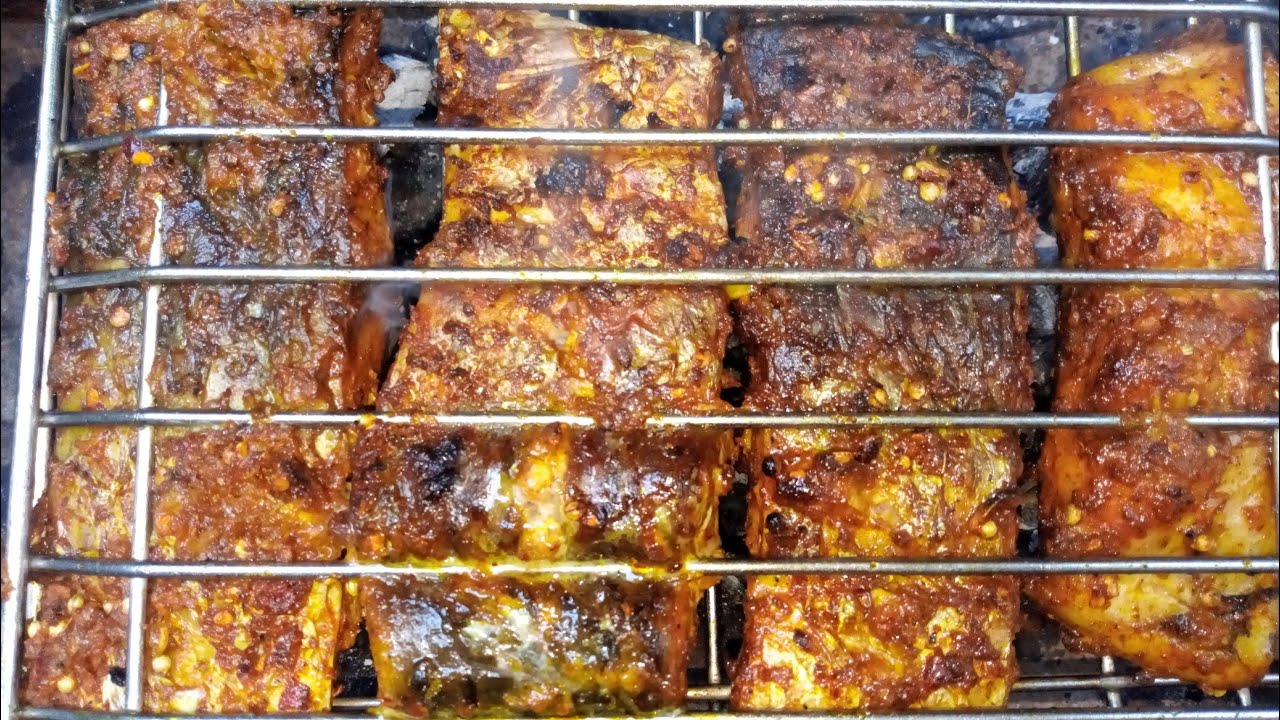grilled fish bar b q by bn.s food YouTube