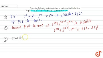 Prove the following by the principle of    mathematical induction: ltmath gt  ltmrow gt  ltmo