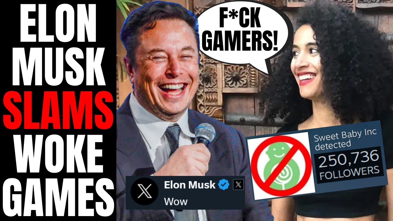 Elon Musk SLAMS Sweet Baby Inc! | Woke Game Devs And Media In FULL PANIC Mode Over Gamergate 2!