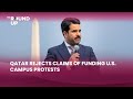 Qatar rejects claims of funding us campus protests