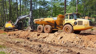 Building A Haul Road For The Mud Dredging