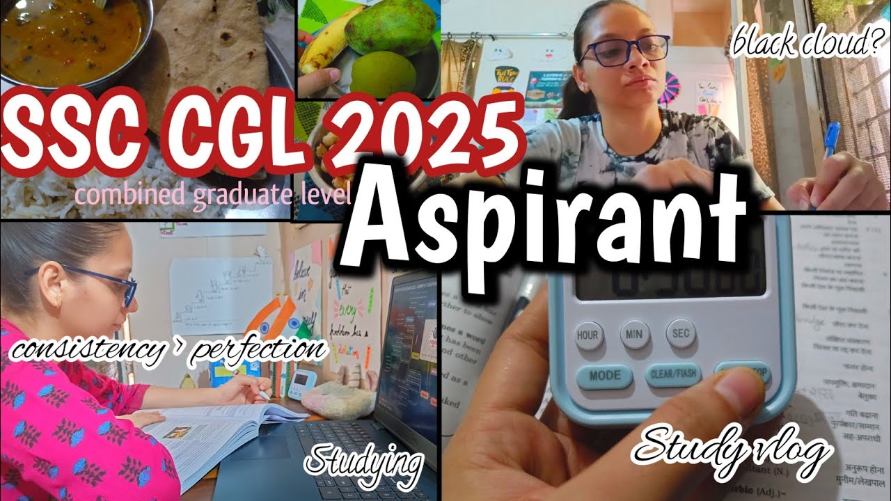 Daily routine of an SSC CGL Aspirant🎯 study vlog📚📝 #ssc #ssccgl #vlog # ...