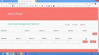 Learning Management System in PHP