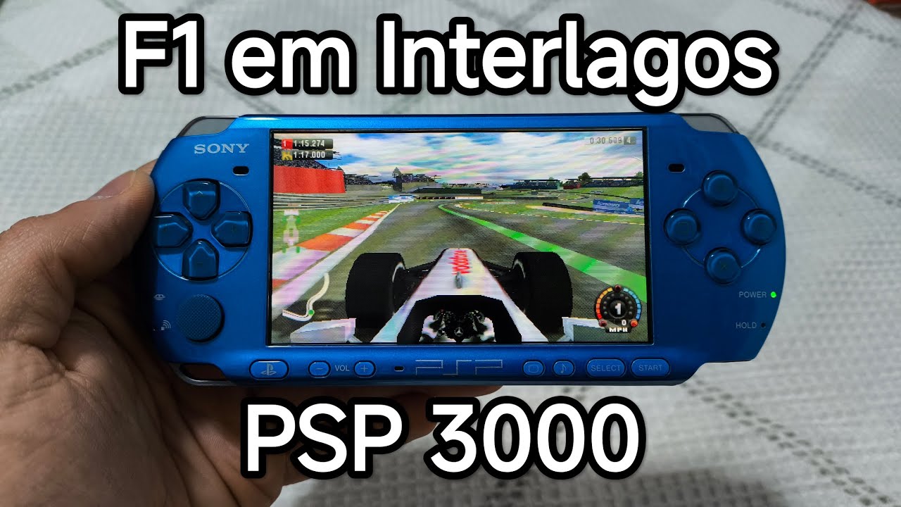 Uma volta em Interlagos no F1 2009 de PSP !