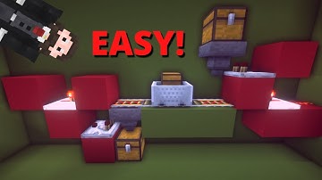 How to build a Minecart Unloading Station | Minecraft