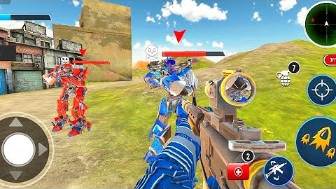 FPS Robot Transform Battle_ Android GamePlay