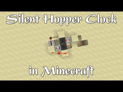 Minecraft: Silent Hopper Clock
