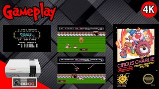 Circus Charlie - Nintendo Nes Gameplay With Xenogear99 [Full Game] [4K 60FPS] screenshot 5