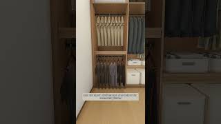 Transform Your Bedroom with a Timeless Solid Wood Wardrobe #wardrobe #bedroomdesign