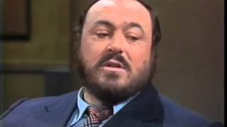 Luciano Pavarotti on Letterman, October 26, 1982