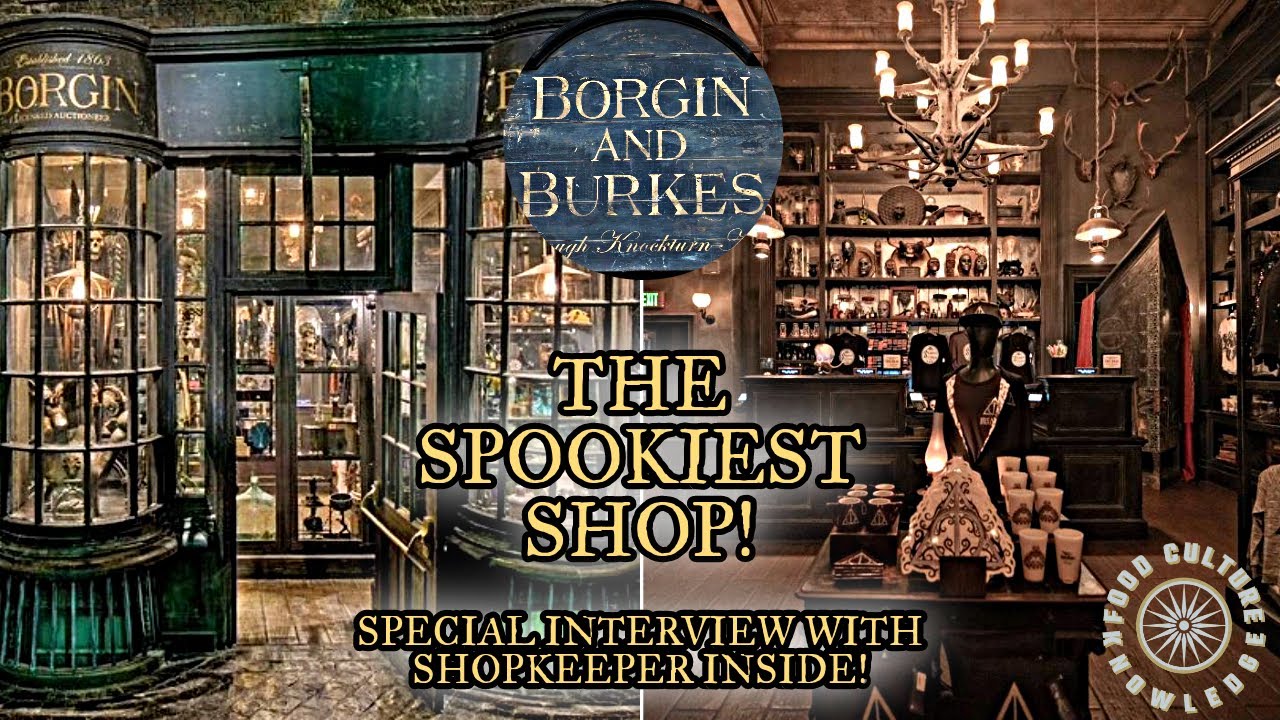 The SPOOKIEST, SPINE-TINGLIEST Shop | Borgin & Burkes Walking Tour ...