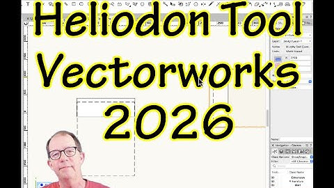 Heliodon-tool in Vectorworks 2026