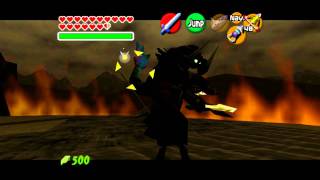 Legend of Zelda: Ocarina of Time - Final Boss: Ganon [1080P]