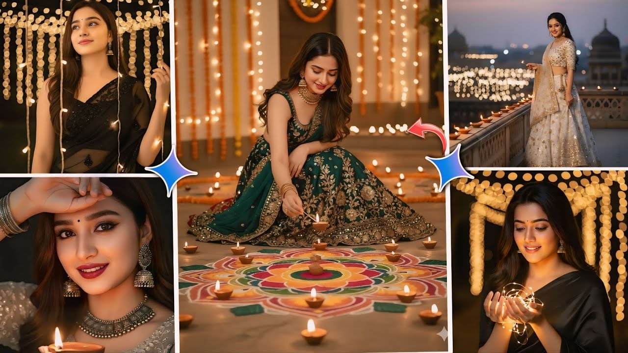Trending Diwali Ai Photo Prompt|Gemini Viral Diwali Ai Photo Editing Prompt|Diwali Prompt For Girls