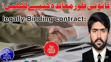 "How to Write a Legally Binding Contract: Key Tips and Mistakes to Avoid"