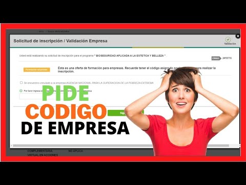 ?Me pide CODIGO DE EMPRESA para inscribirme que hago en ese caso