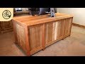 Executive Desk With Wireless Charging and Hidden Drawer