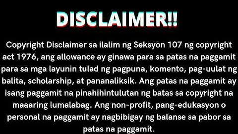 Genesis Sheldon - Disclaimer Intro Tagalog - Free to Use