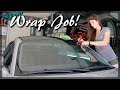 My First Time Vinyl Wrapping a Car // Vlog Series 024