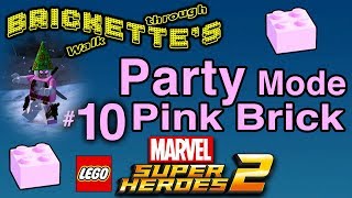 Party Mode Pink Brick Lego Marvel Super Heroes 2 Gwenpool Mission 10 Poole Party We Get Gwenpool Youtube