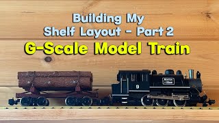 G-Scale Model Train Ceiling, Wall, Shelf, Layout   (Part 2)