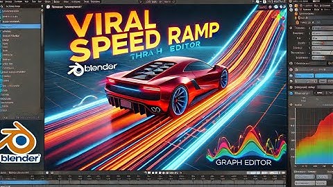 🔥 Viral Speed Ramp Effect in Blender – Easy Graph Editor Tutorial (Timelapse)