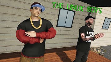The Linux Boys | Antikz x AquaticPostal | Skater XL